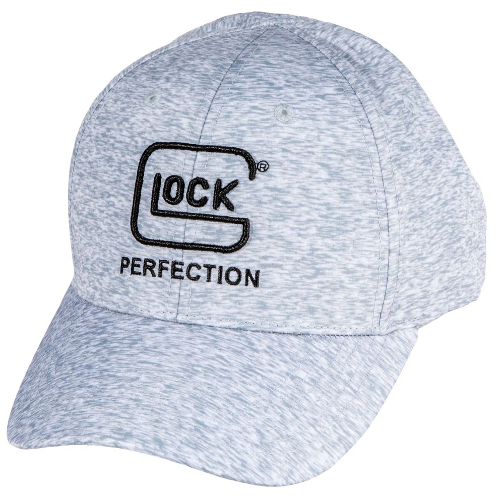Glock Space Dye Hat Heather Gray Polyester Snapback