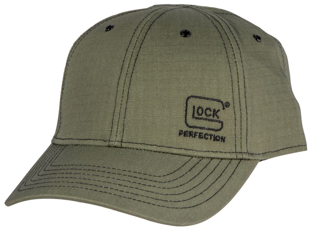 Glock 1986 Ripstop Hat Olive Cotton Velcro