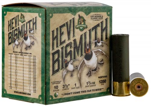 Hevi-Shot Hevi Bismuth Non-Toxic Shot 10 Gauge Ammo 1 3/4 oz 25 Round Box