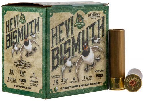 HEVI-Round Hevi-Bismuth Waterfowl 12 GA 3.50 1 1/2 oz 4 Round 25 Bx/ 10 Cs