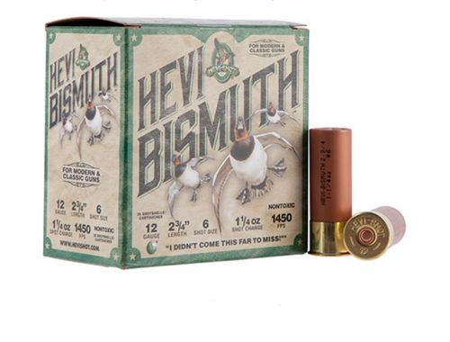 Hevi-Shot Hevi-Bismuth #6 Non-Toxic Shot 12 Gauge Ammo 1 1/4 oz 25 Round Box