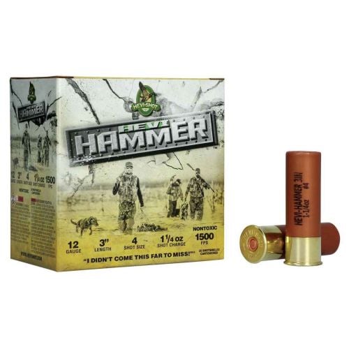 Hevishot Hevi-Hammer 12 GA 3 1 1/4 oz 4 Round 25 Bx/ 10 Cs