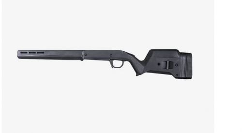 Magpul Hunter American Stock Fixed w/Aluminum Bedding & Adj Comb Black Synthetic for Ruger American SA