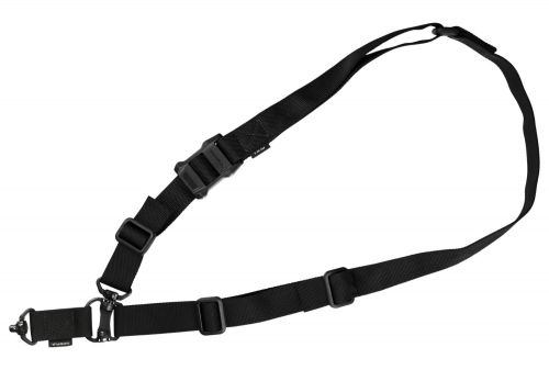 Magpul MS4 QDM Sling 1.25 W Adjustable Two-Point Black Nylon Webbing for Rifle