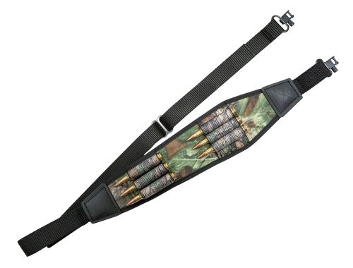 Grovtec US Inc Rifle Ammo Sling with Locking Swivels Padded Realtree Xtra