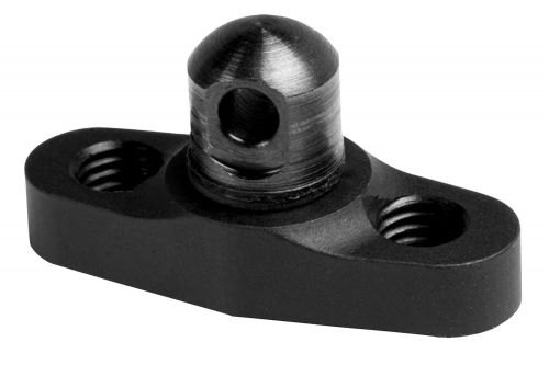 Grovtec US Inc Flanged Stud Mount KeyMod Black Anodized 6061 Aluminum