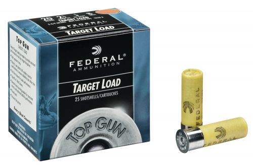 Federal Top Gun 20 Gauge Ammo 2-3/4\  7/8 oz  #8 Shot 25rd box