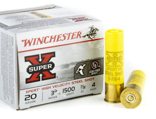 Winchester Ammo Super X Xpert High Velocity 20 GA 3 7/8 oz 4 Round 25 Bx/ 10 Cs