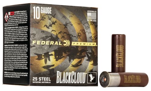 Federal Premium Black Cloud FS Steel 10 Gauge Ammo #BB 25 Round Box