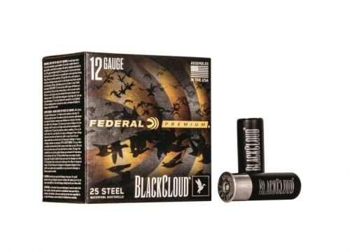 Federal Black Cloud FS Steel  12 Gauge Ammo  3 1 1/4 oz  #2 Shot 25rd box