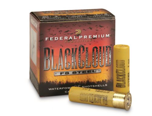 Federal Black Cloud FS Steel 20 Gauge 3 1 oz 4 Shot 25 Bx/ 10 Cs