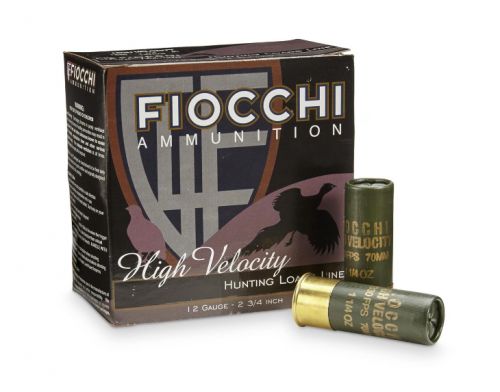 Fiocchi High Velocity 12 GA 2.75 1-1/4 oz #4 shot 25rd box