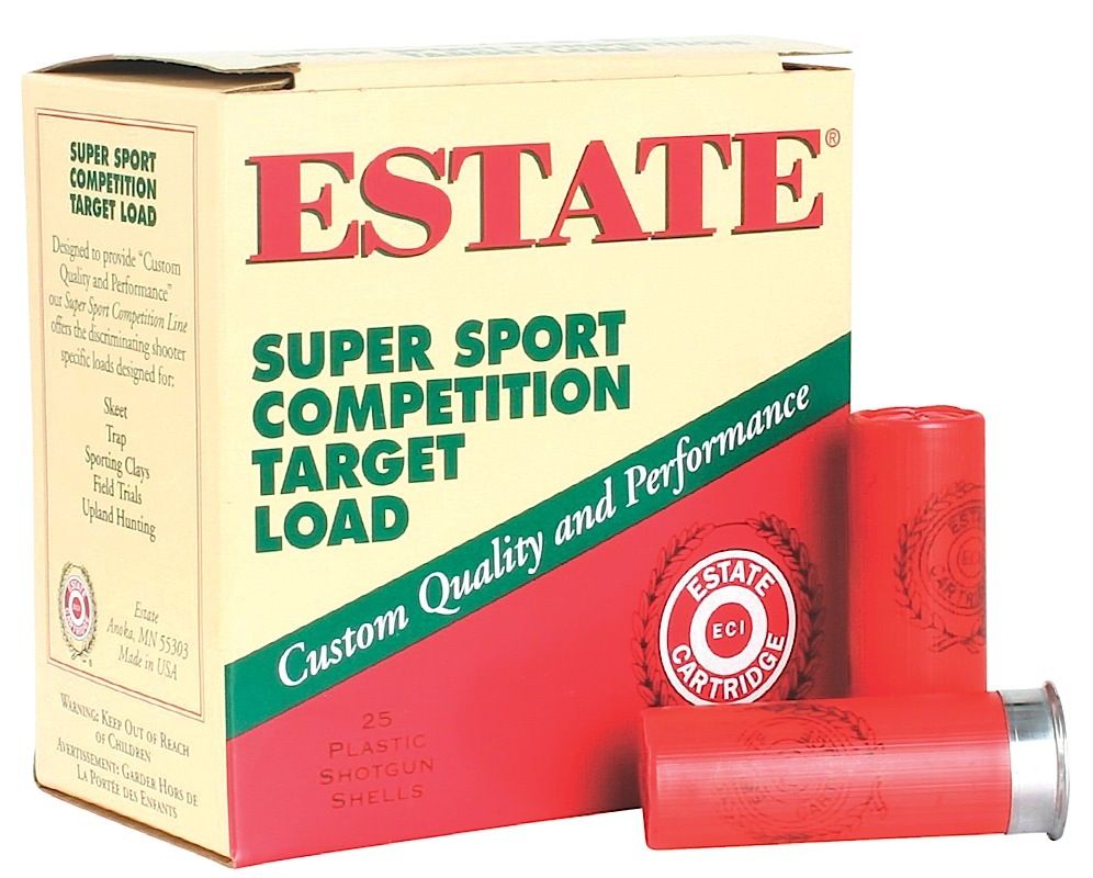 Estate SS12L18 Super Sport 12 Gauge 2.75 1 oz 8 Shot 25 Bx/ 10 Cs