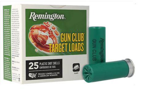 Remington Gun Club 12 Gauge Ammo  2.75 1-1/8 oz  #7.5 Shot 25rd box