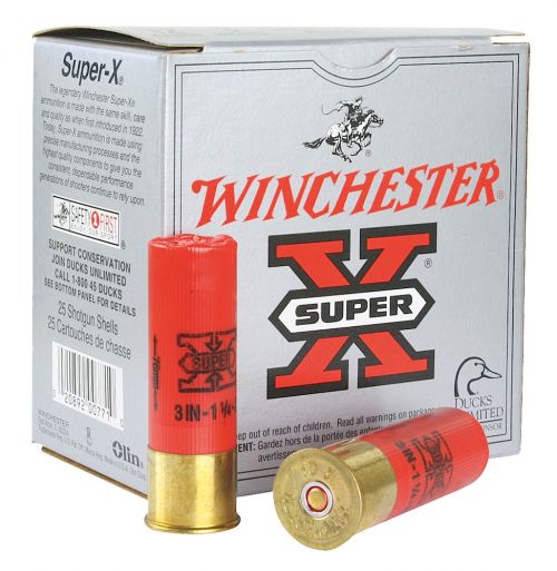 Winchester Ammo Drylock Super Steel Magnum 12 GA 3 1 1/4 oz 2 Round 25 Bx/ 10 Cs