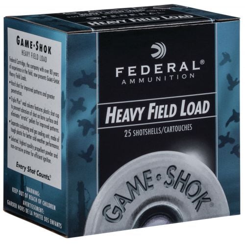 Federal Game-Shok Upland 20 Gauge Ammo  2.75 1 oz #7.5 Shot 25 round box