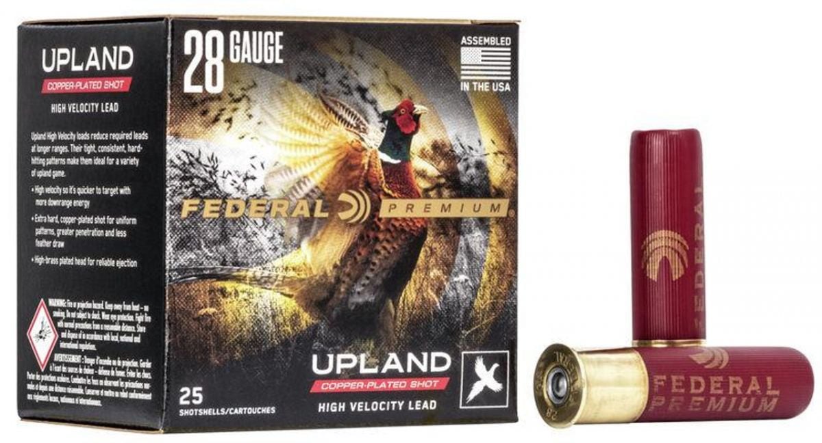 Federal Premium Upland Wing-Shok High Velocity 28 Gauge 2.75 3/4 oz 7.5 Round 25 Bx/ 10 Cs