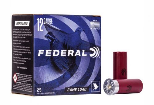 Federal  Game-Shok Upland 12 GA 2.75 1 oz #6 shot 25rd box