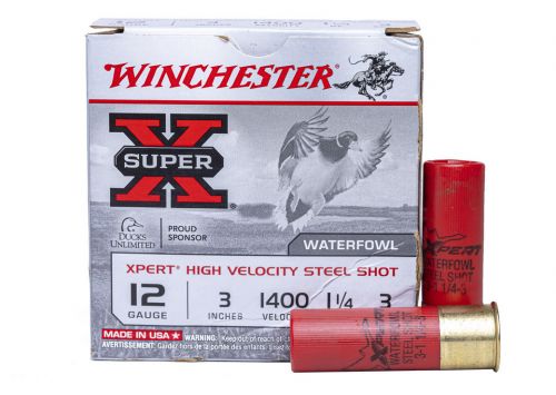 Winchester Ammo Super X Xpert High Velocity 12 Gauge 3 1 1/4 oz 3 Shot 25 Bx/ 10 Cs