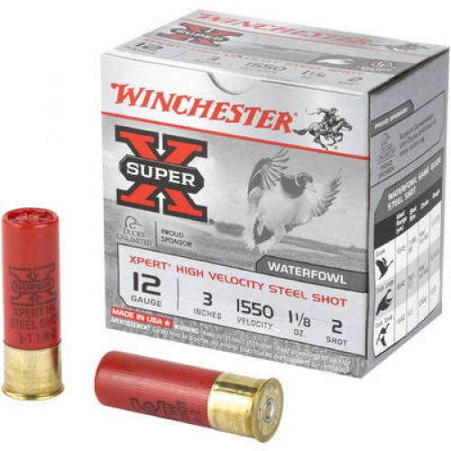 Winchester Super X Xpert High Velocity Steel 12 Gauge Ammo 3 2 Shot 25 Round Box