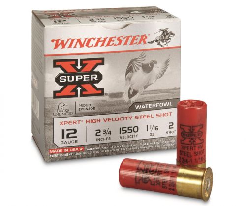 Winchester Ammo Super X Xpert High Velocity 12 GA 2.75 1 1/16 oz 2 Round 25 Bx/ 10 Cs