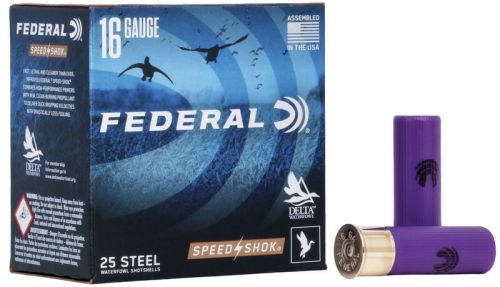 Federal Speed-Shok Waterfowl 16 Gauge 2.75 15/16 oz 2 Round 25 Bx/ 10 Cs