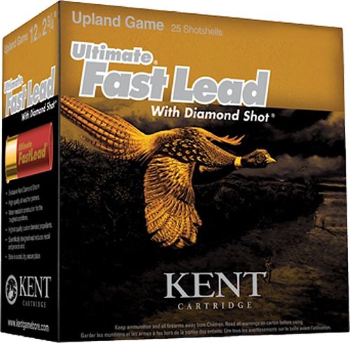 Kent Cartridge Ultimate Fast Lead 12 Gauge 2.75 1 3/8 oz 6 Shot 25 Bx/ 10 Cs