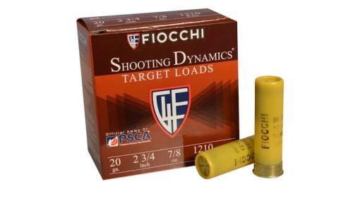 Fiocchi Shooting Dynamics 20 GA 2-3/4  7/8 oz  #7.5  1210 FPS 25rd box