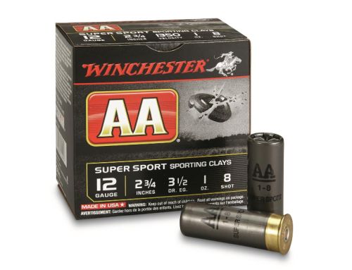 Winchester Ammo AA Steel Super Sport 12 Gauge 2.75 1 oz 8 Shot 25 Bx/ 10 Cs