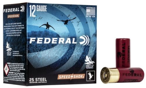 Federal Speed-Shok Steel 12 Gauge 2.75 1 1/8 oz 2 Shot 25 Bx/ 10 Cs