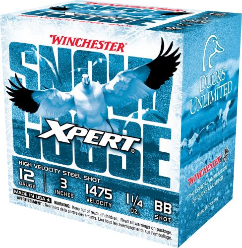 Winchester Ammo Xpert Snow Goose High Velocity 12 Gauge 3 1 1/4 oz BB Shot 25 Bx/ 10 Cs