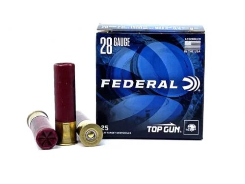 Federal Top Gun Sporting 28 Gauge 2.75 3/4 oz 7.5 Round 25 Bx/ 10 Cs