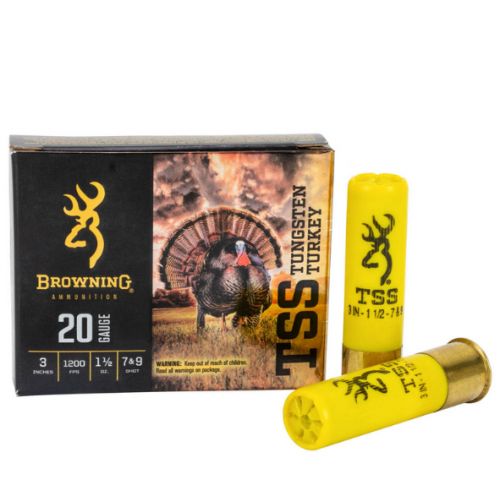 Browning Ammo TSS Tungsten 20 Gauge 3 1 1/2 oz 7,9 Shot 5 Bx/ 10 Cs