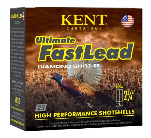 Kent Cartridge Ultimate Fast Lead 20 Gauge 2.75 1 oz 7.5 Shot 25 Bx/ 10 Cs