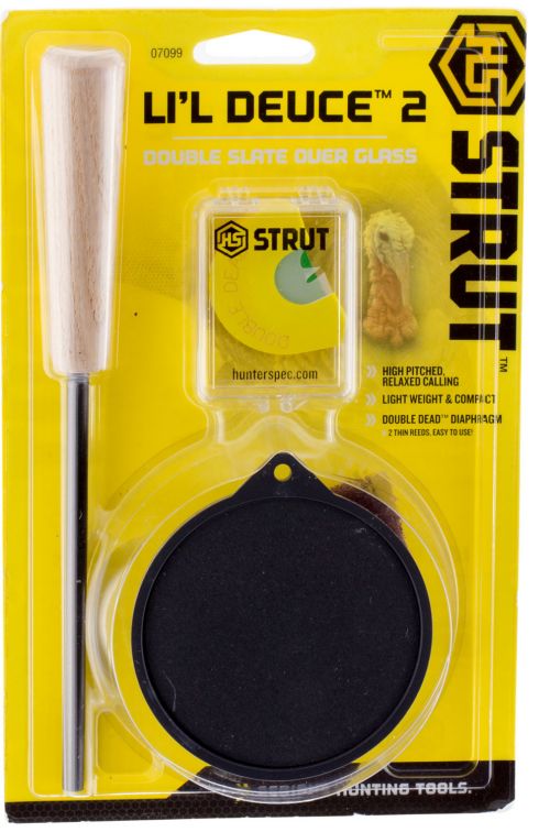 Hunters Specialties 07099 Lil Deuce 2 Double Slate Over Glas