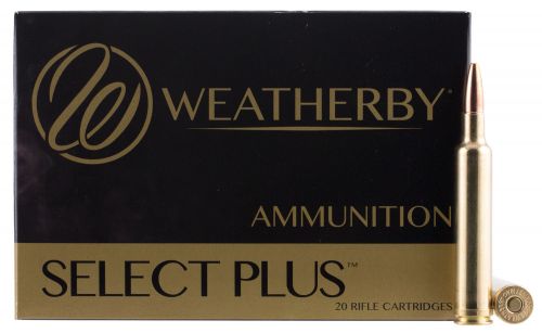 Weatherby Select Plus Barnes LRX Lead Free Ballistic Tip 6.5 Weatherby RPM Ammo 20 Round Box