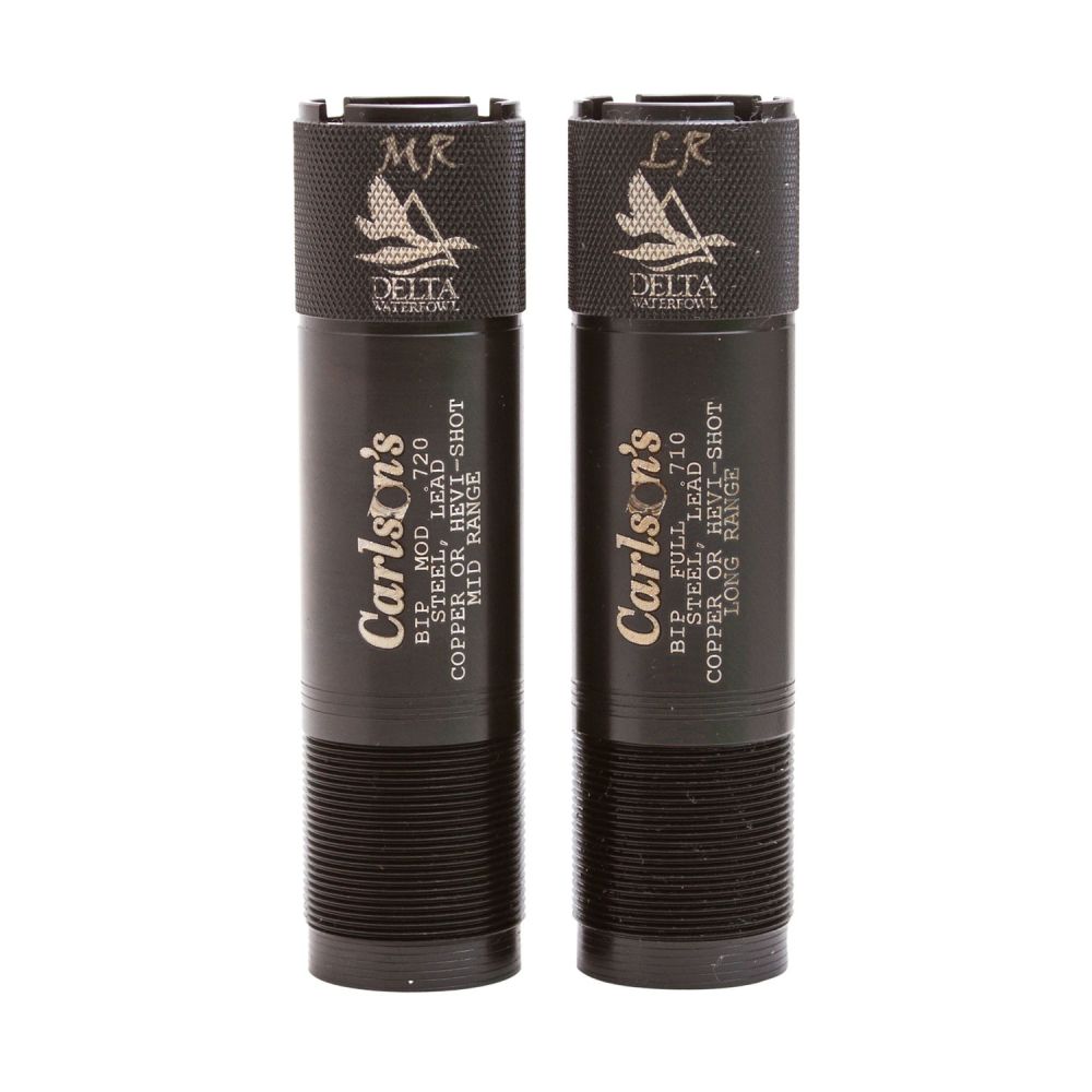 Carlsons Delta Waterfowl Invector Plus 12 Gauge Mid-Range/Long-Range 17-4 Stainless Steel Black