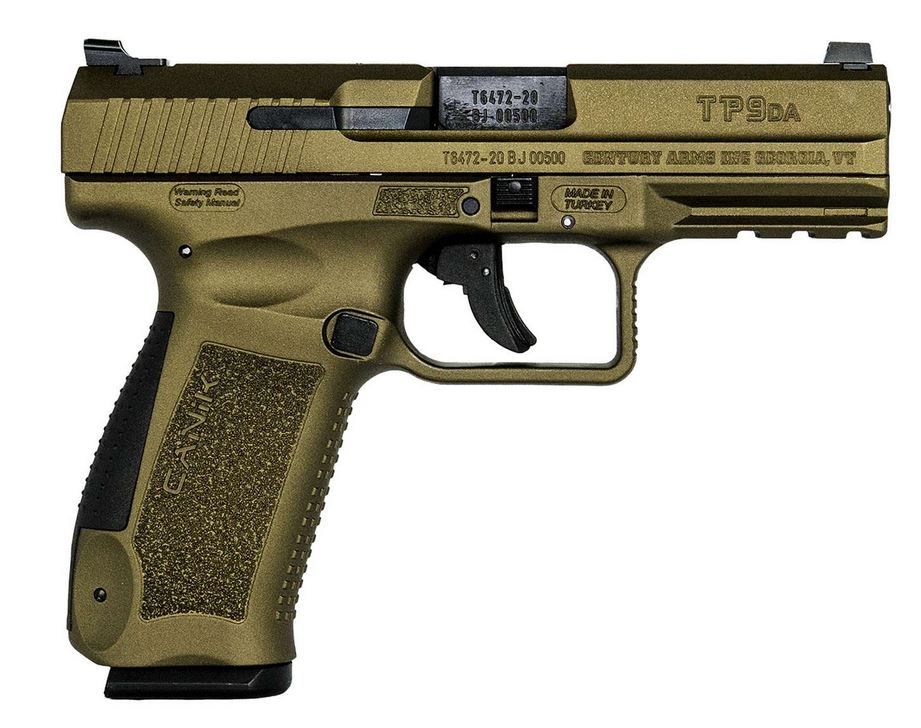 Canik TP9DA 9mm Pistol Burnt Bronze HG4873BN | 18 Rounds, 4.07