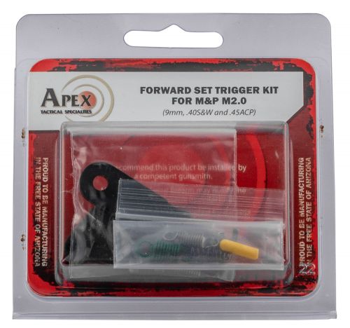 APEX TACTICAL SPECIALTIES Curved Forward Set Trigger Kit S&W M&P 2.0 Black Anodized 3-4 lbs Right