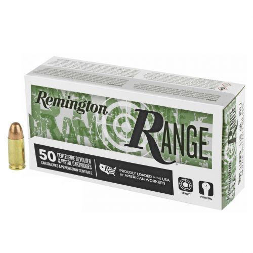 Remington Range Full Metal Jacket 9mm Ammo 50 Round Box