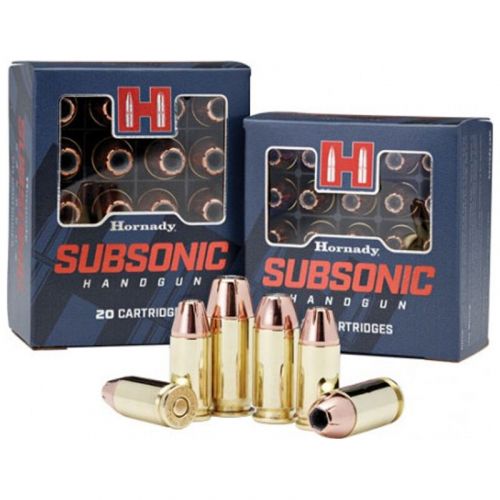 Hornady Subsonic XTP 45 ACP Ammo 230gr 20 Round Box