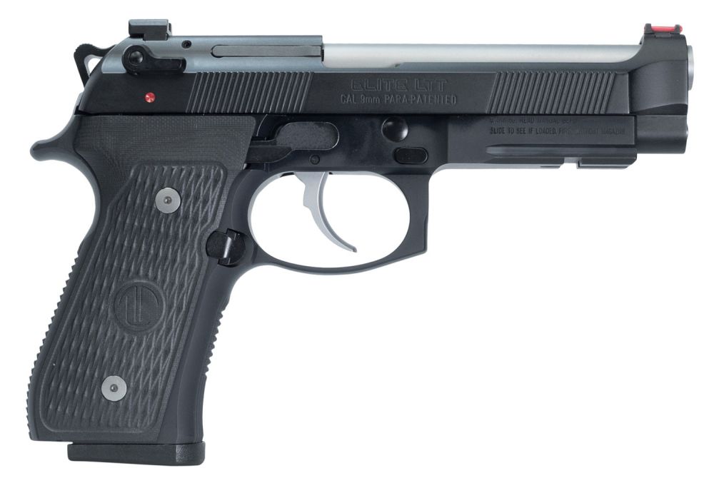 LANGDON TACTICAL TECH LTT-92E-TJNP3 92 Elite LTT Trigger Job 9mm 4.70 15+1 Black Steel Black VZ/LTT G10 Grip
