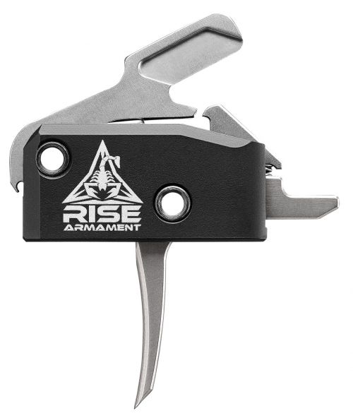 Rise Armament RA-434 High Performance AR-Platform Black/Silver Single-Stage Flat 3.50 lbs