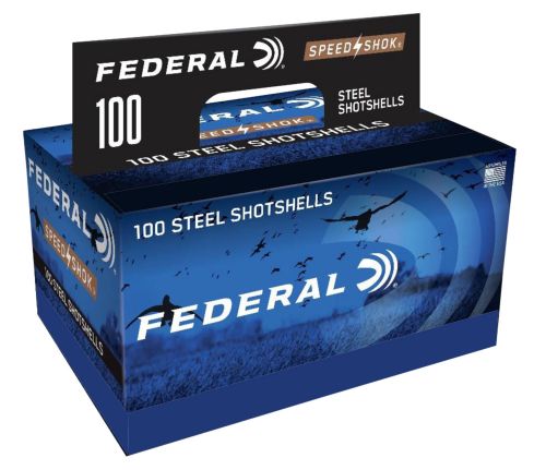 Federal Speed-Shok 12 Gauge 3 1 1/4 oz 4 Shot 100 Bx/ 2 Cs