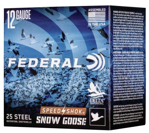 Federal Speed-Shok Snow Goose 12 Gauge 3 1 1/4 oz 2 Shot 25 Bx/ 10 Cs