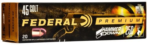 Federal Premium HammerDown 45 Long Colt  250gr Bonded Hollow Point 20rd box