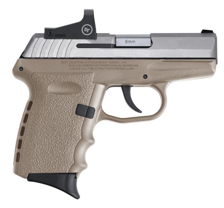 SCCY CPX-2 RD Flat Dark Earth/ Stainless 9mm Pistol