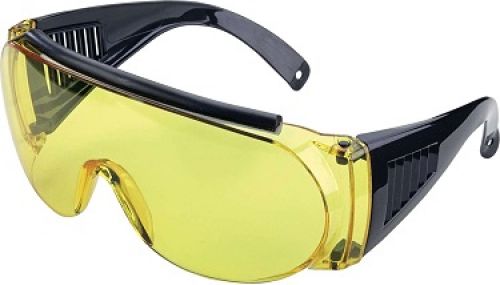 Allen Over Shooting & Safety Glasses Yellow Black