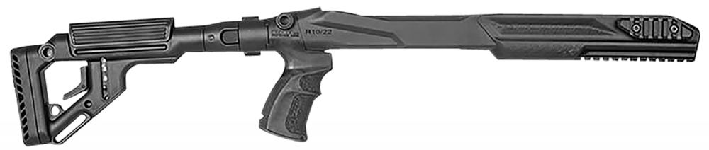 FAB Defense UAS-R Precision Stock Conversion Kit Left Side Folding w/Adj Cheekrest Matte Black Synthetic for Ruger