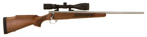 Howa-Legacy 1500 Standard Hunter 6.5 CRD 5+1 22 Threaded Barrel Walnut Stainless Steel Right Hand